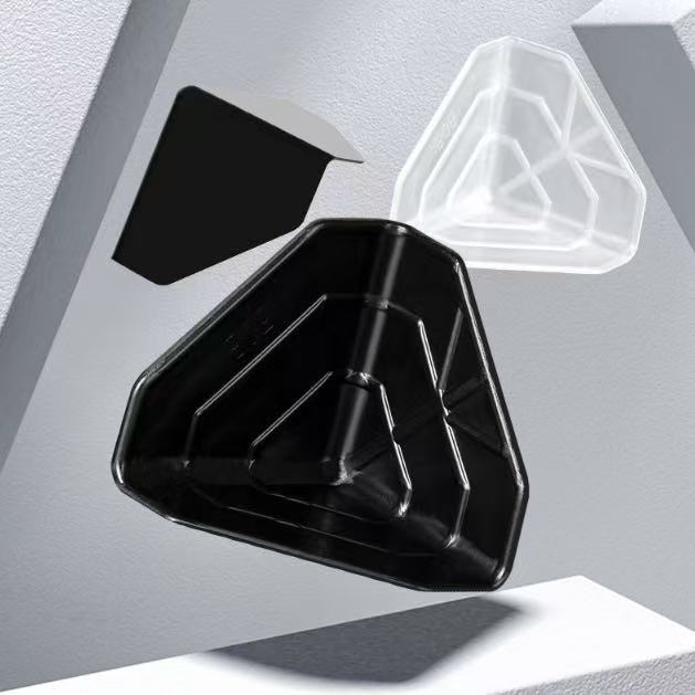 Driezijdige kunststof hoekbeschermer voor dozen